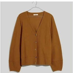 Madewell Textured Brown Cardigan